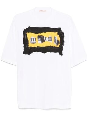 Marni Collage Logo Cotton Oversized T-Shirt